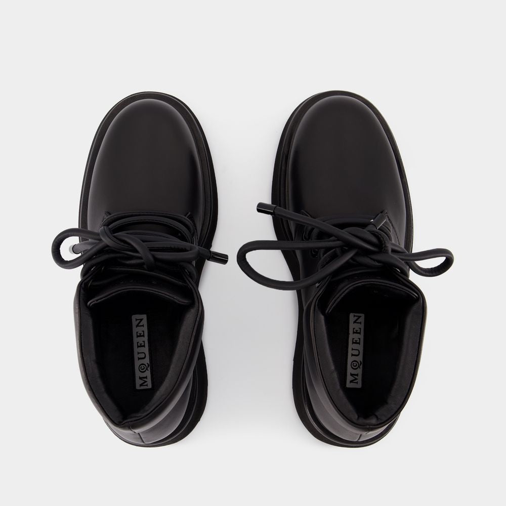ALEXANDER MCQUEEN Nappa Leather Lace-Up Shoes for Men