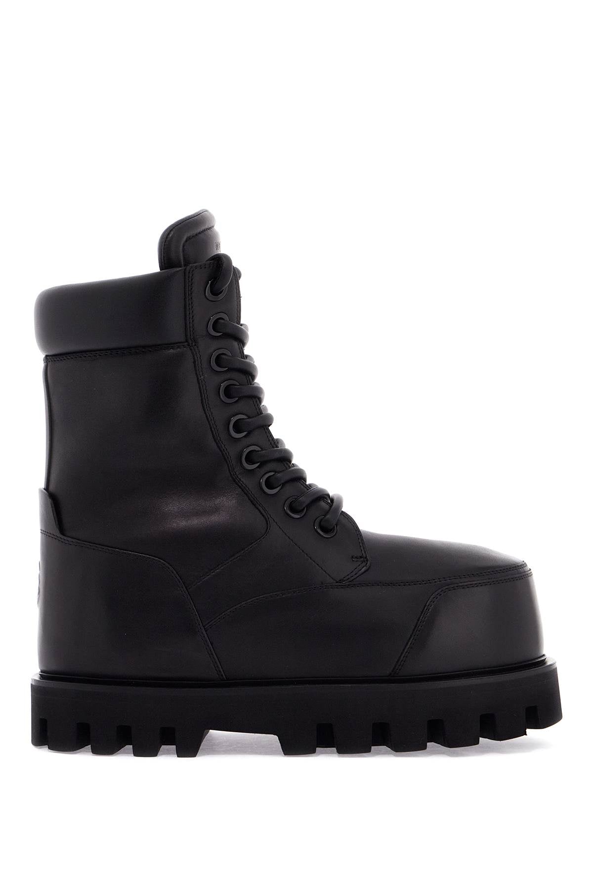 ALEXANDER MCQUEEN Premium Leather Ankle Boots for Men