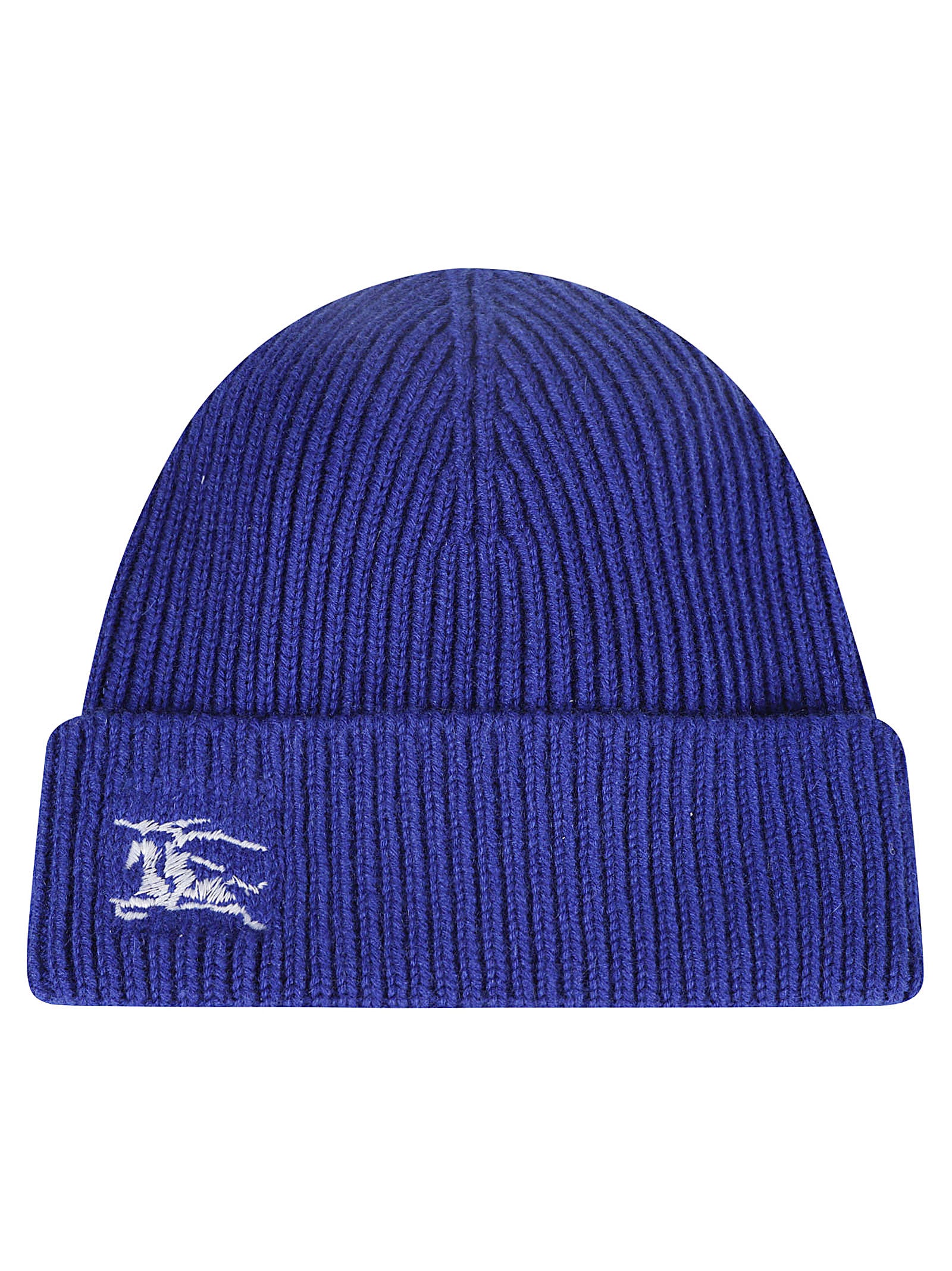 BURBERRY Cashmere Beanie with Equestrian Knight Motif