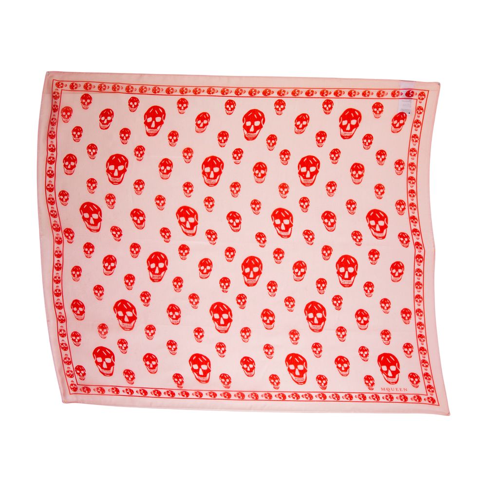 ALEXANDER MCQUEEN Skull Chiffon Scarf
