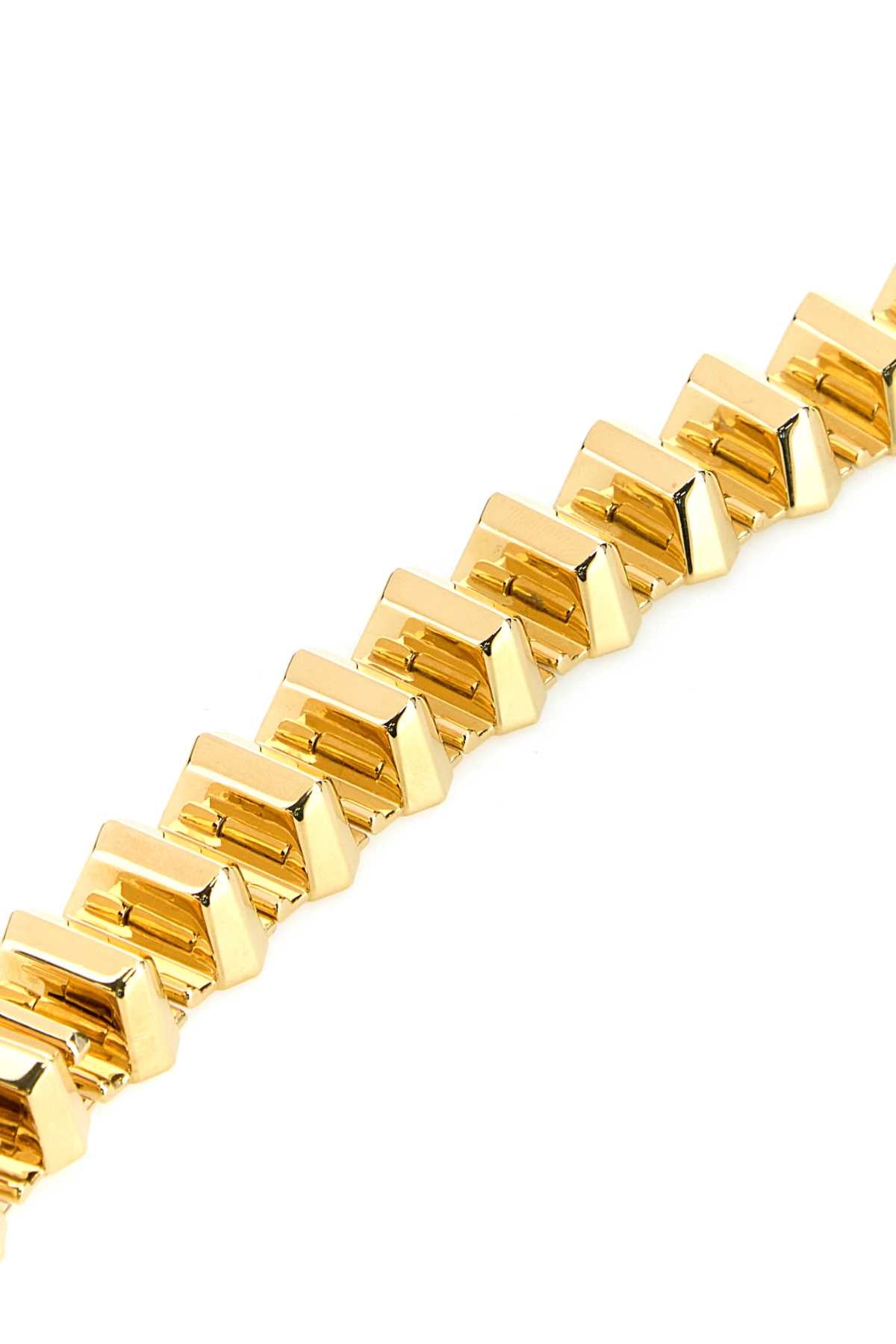 GUCCI Gold Metal Choker with Studs Motif