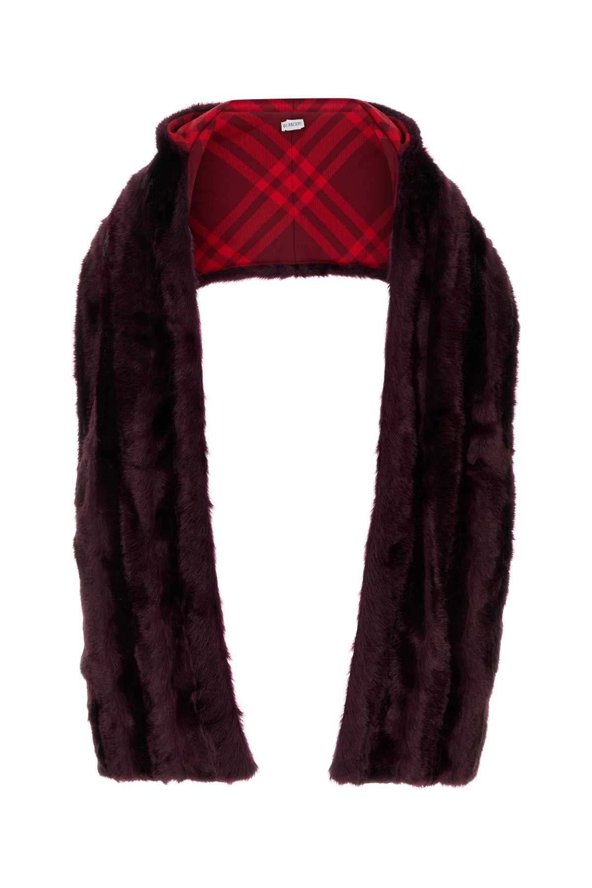 BURBERRY Eco Fur Scarf for Women
