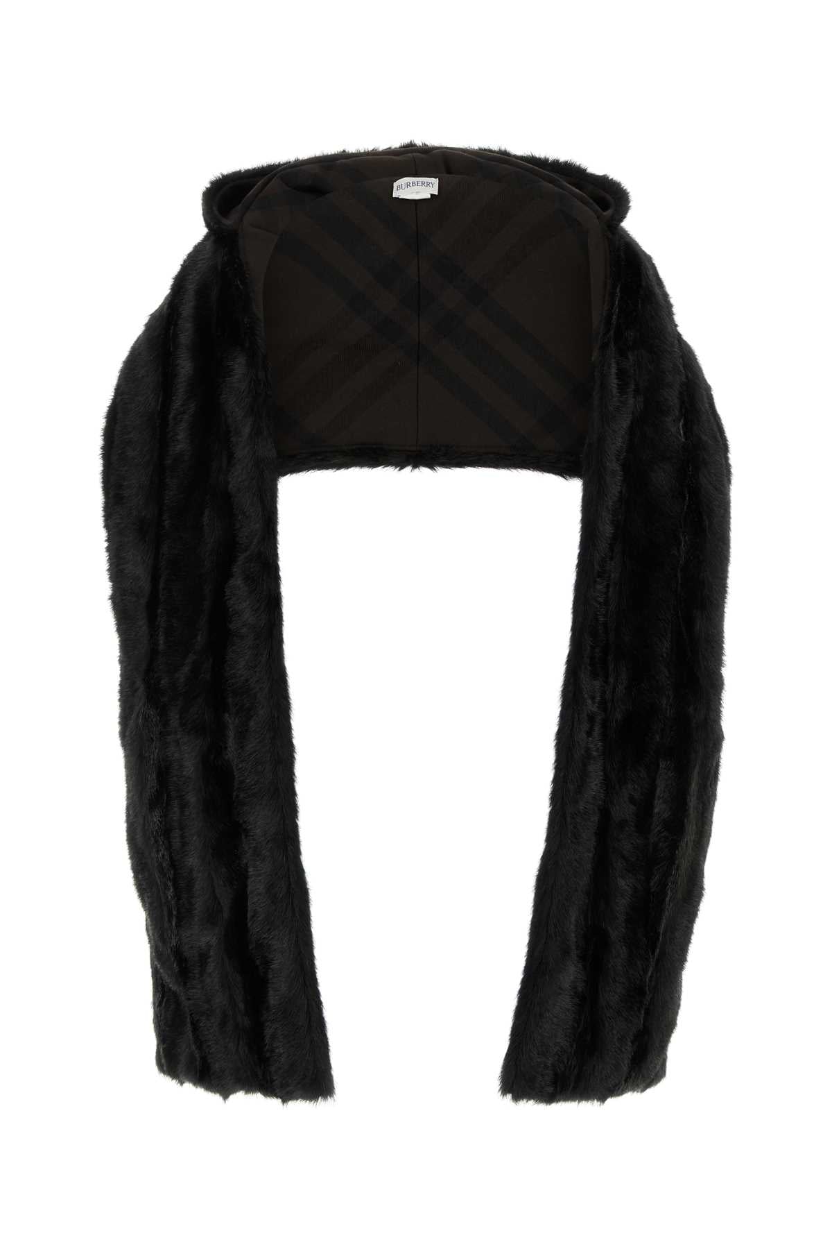 BURBERRY Eco Fur Scarf for Women - FW23 Collection