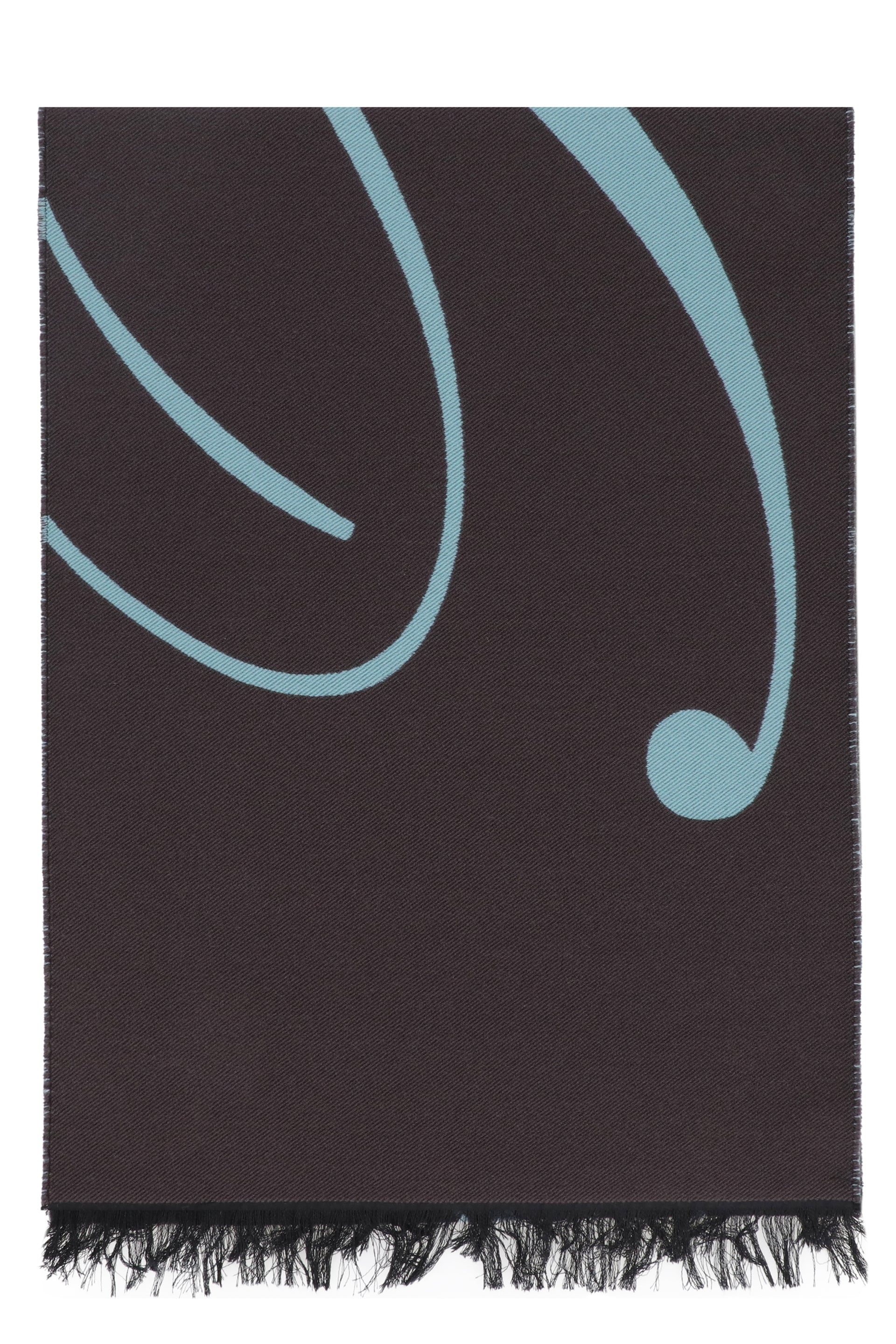 BURBERRY Reversible Wool and Silk Scarf - 188x33 cm