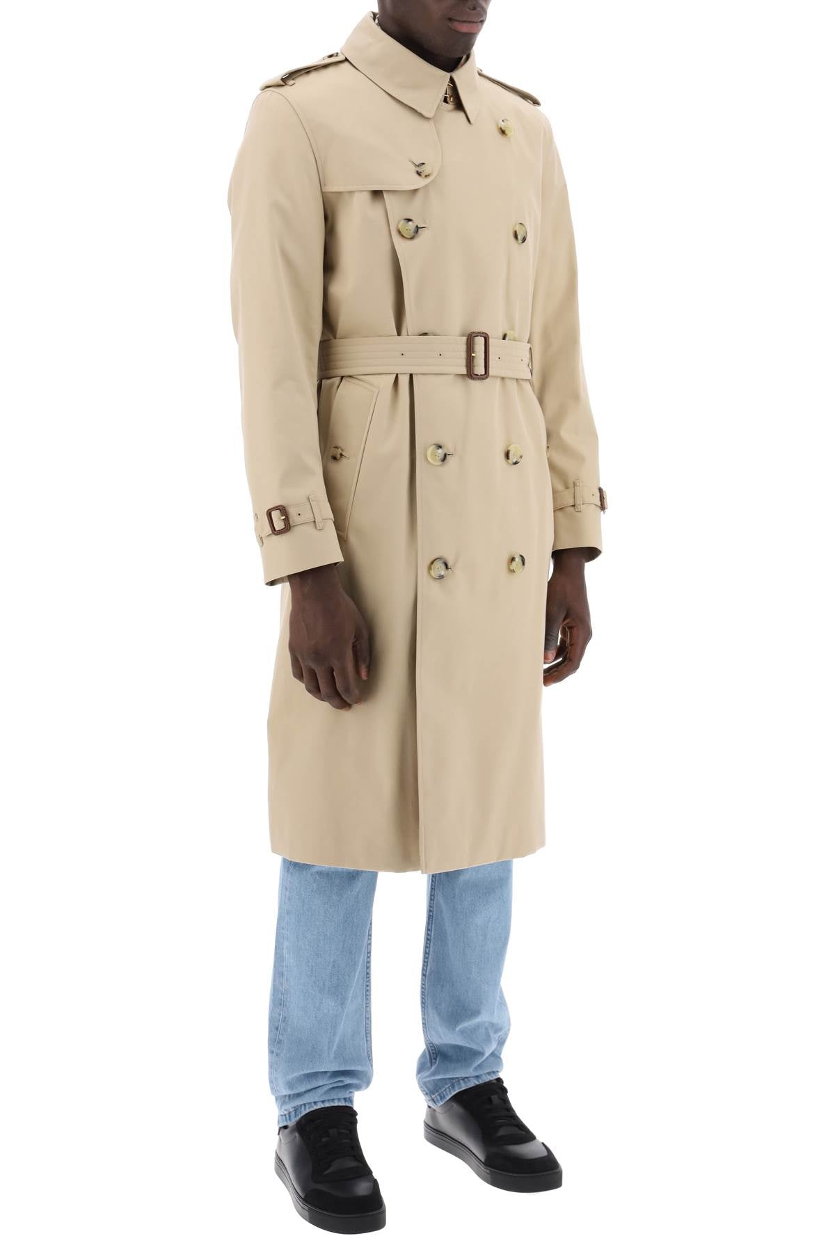 BURBERRY Men's Heritage Kensington Trench Jacket - Long