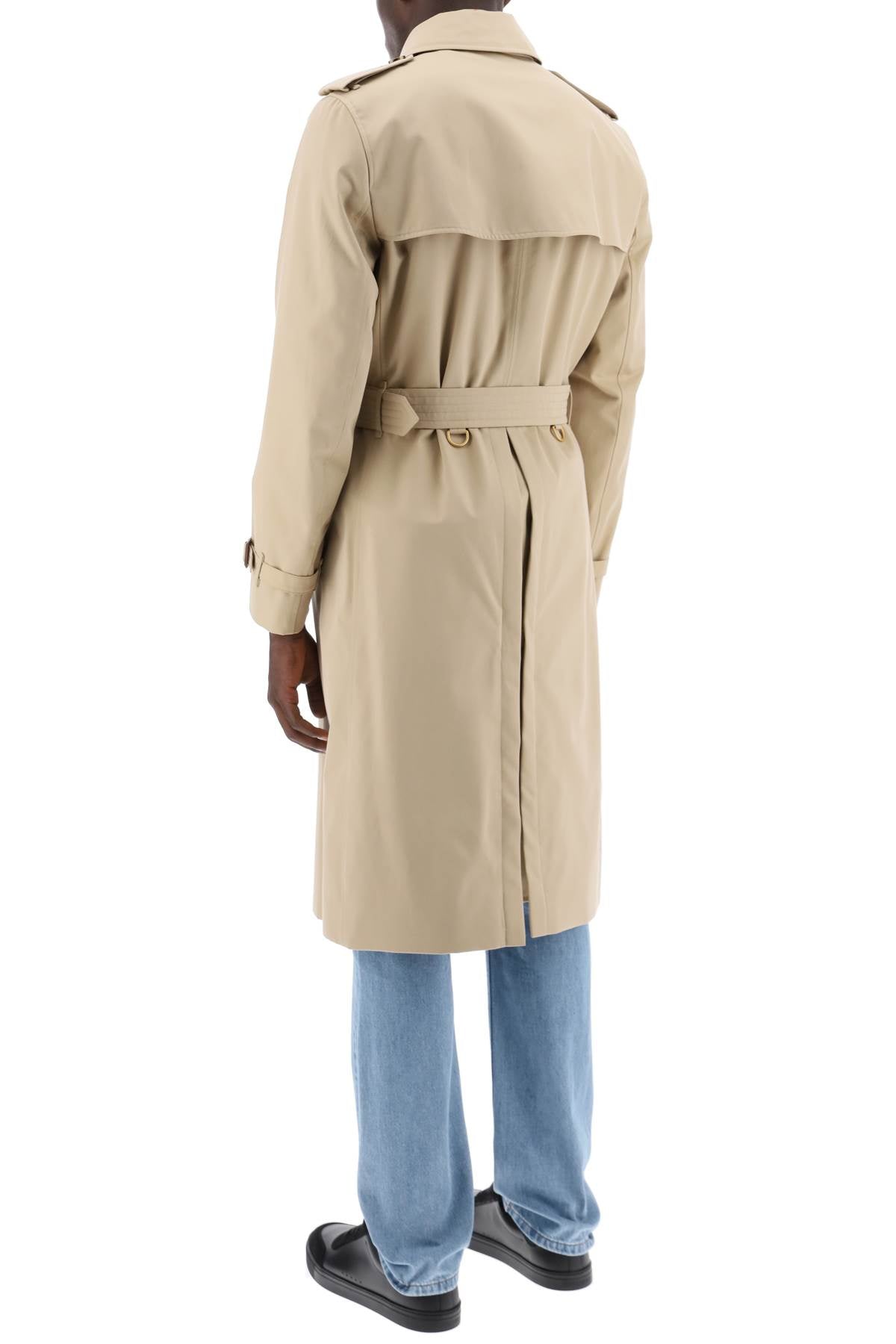 BURBERRY Men's Heritage Kensington Trench Jacket - Long