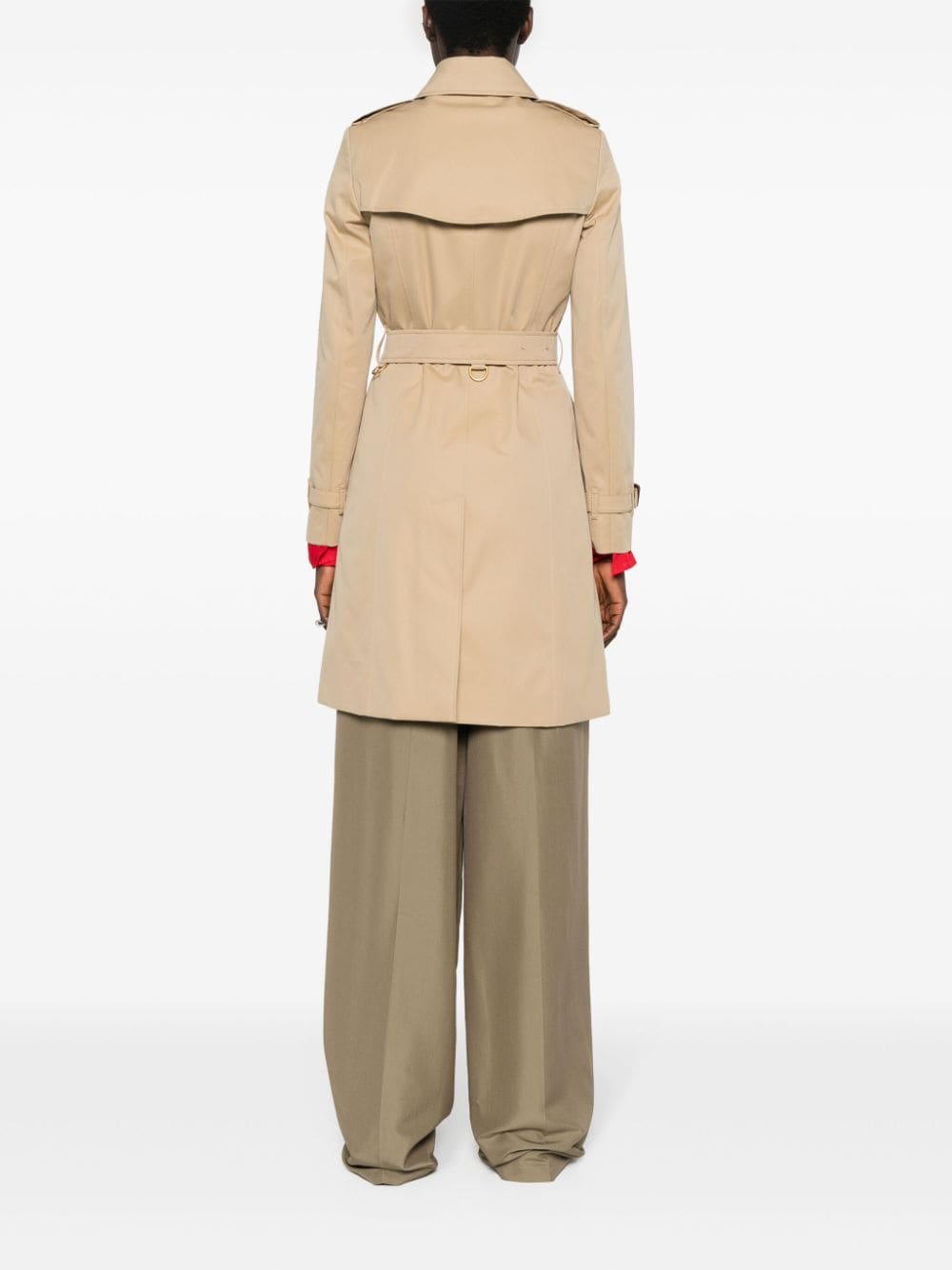 BURBERRY Heritage Gabardine Chelsea Trench Jacket for Women