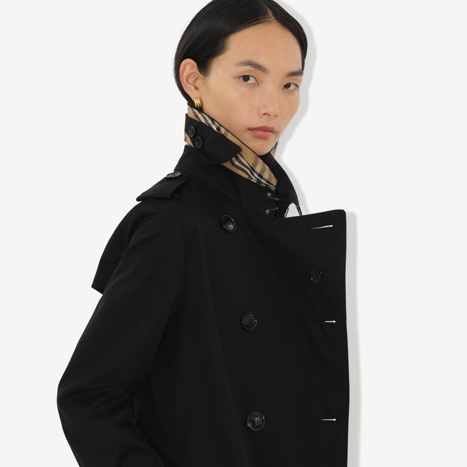 BURBERRY Womens Cotton Trench Jacket