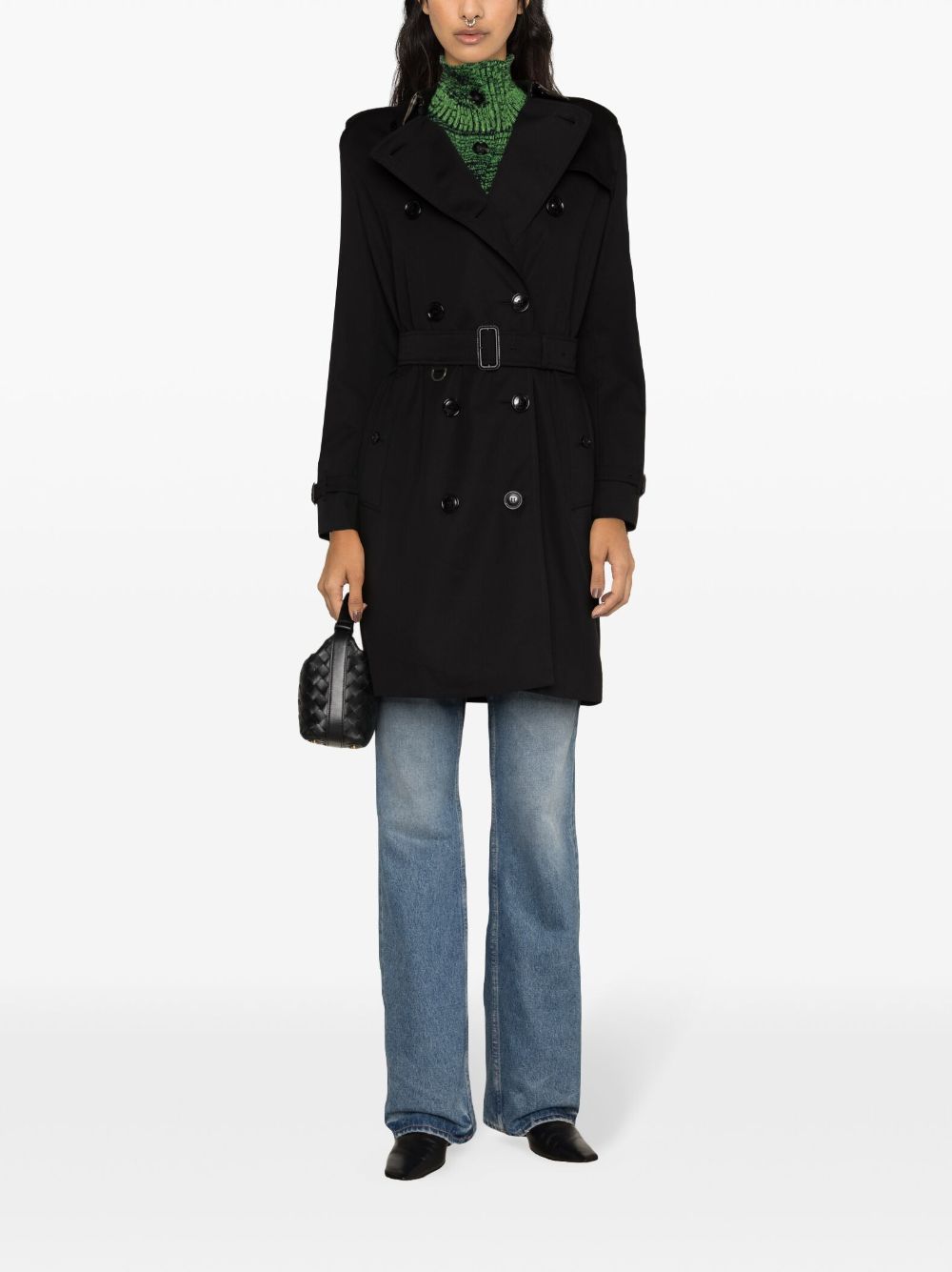 BURBERRY Kensington Cotton Trench Jacket for Women