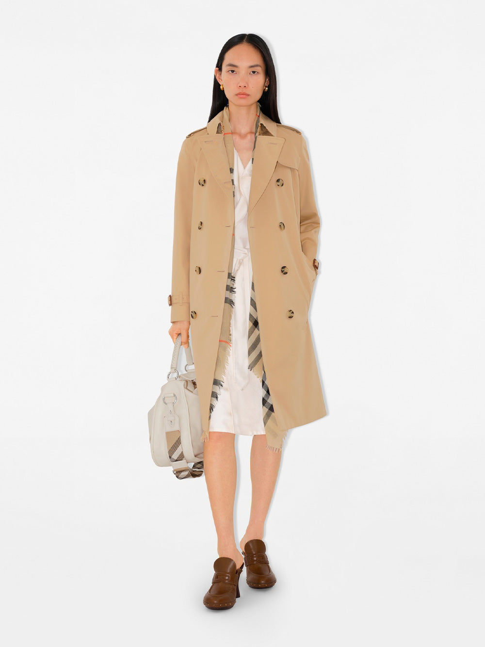 BURBERRY Heritage Long Kensington Trench Jacket for Women