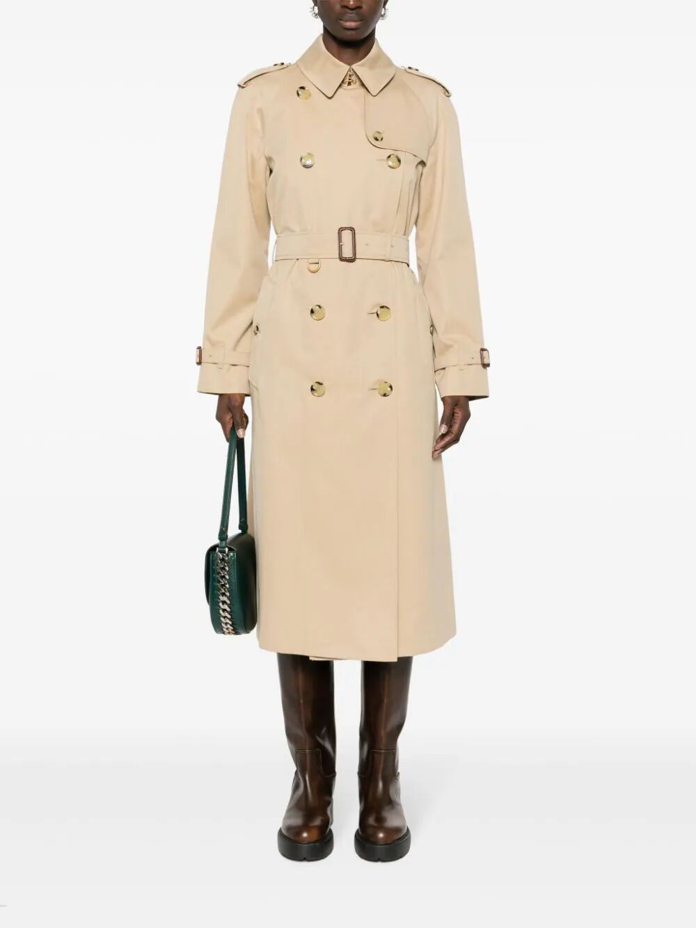 BURBERRY Double Breasted Trench Jacket for Women