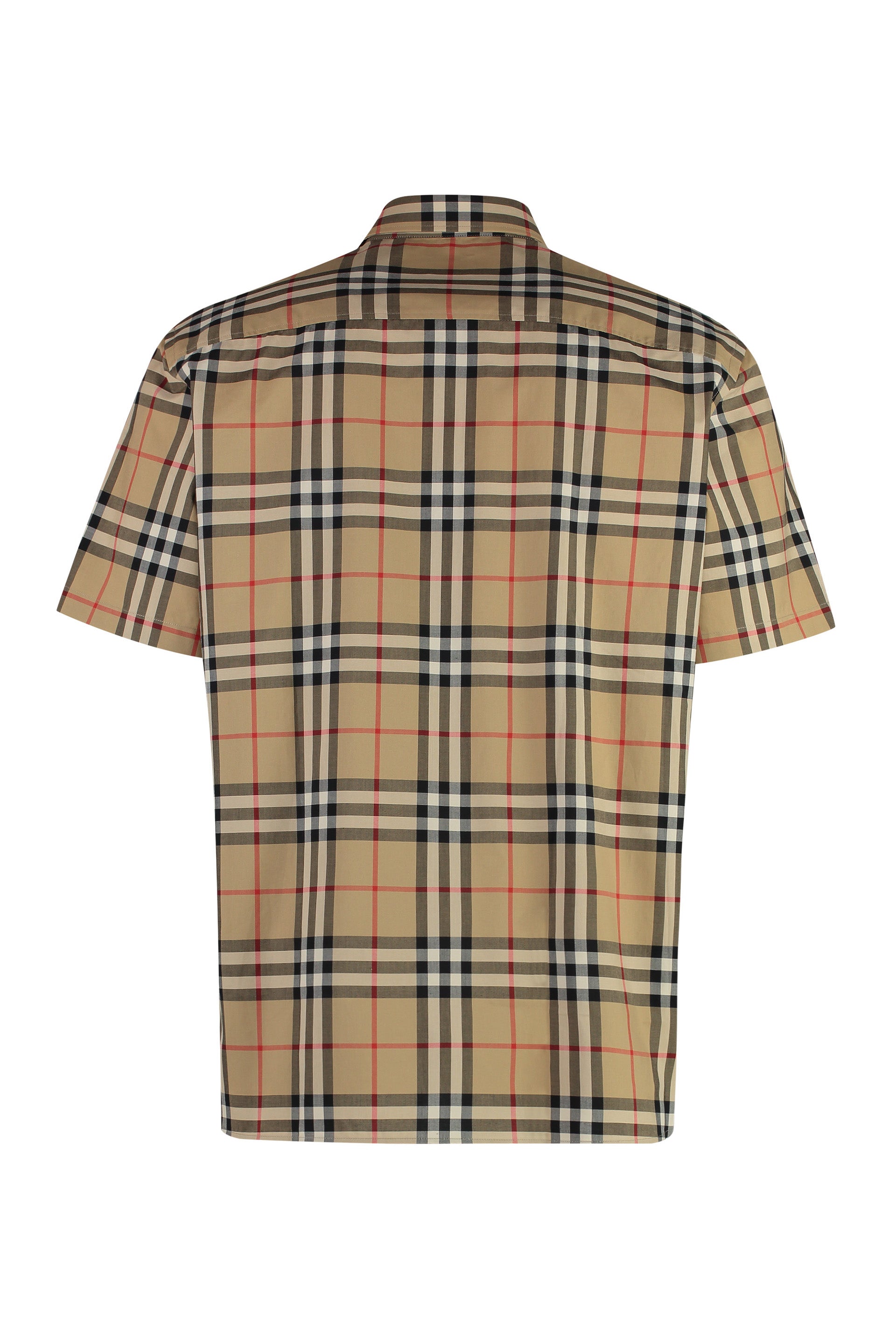 BURBERRY Checkered Design Cotton Shirt for Men - SS24 Collection