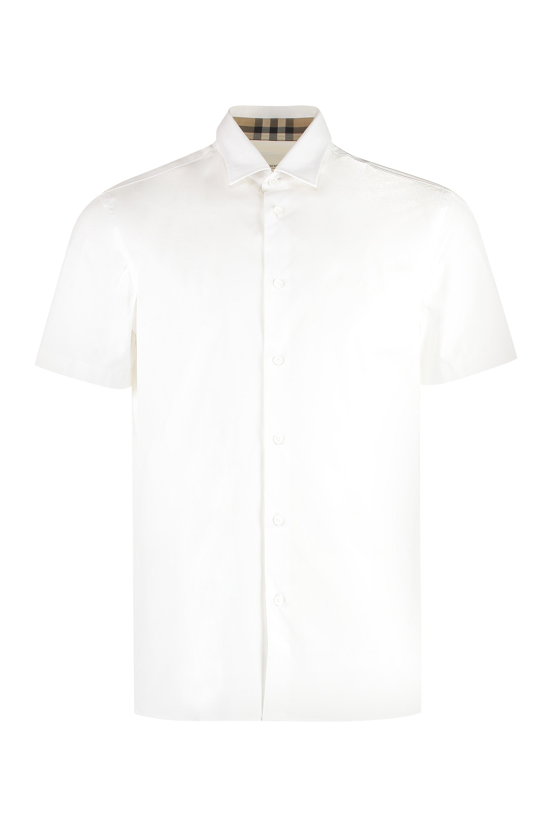 BURBERRY Short Sleeve Cotton Shirt for Men
