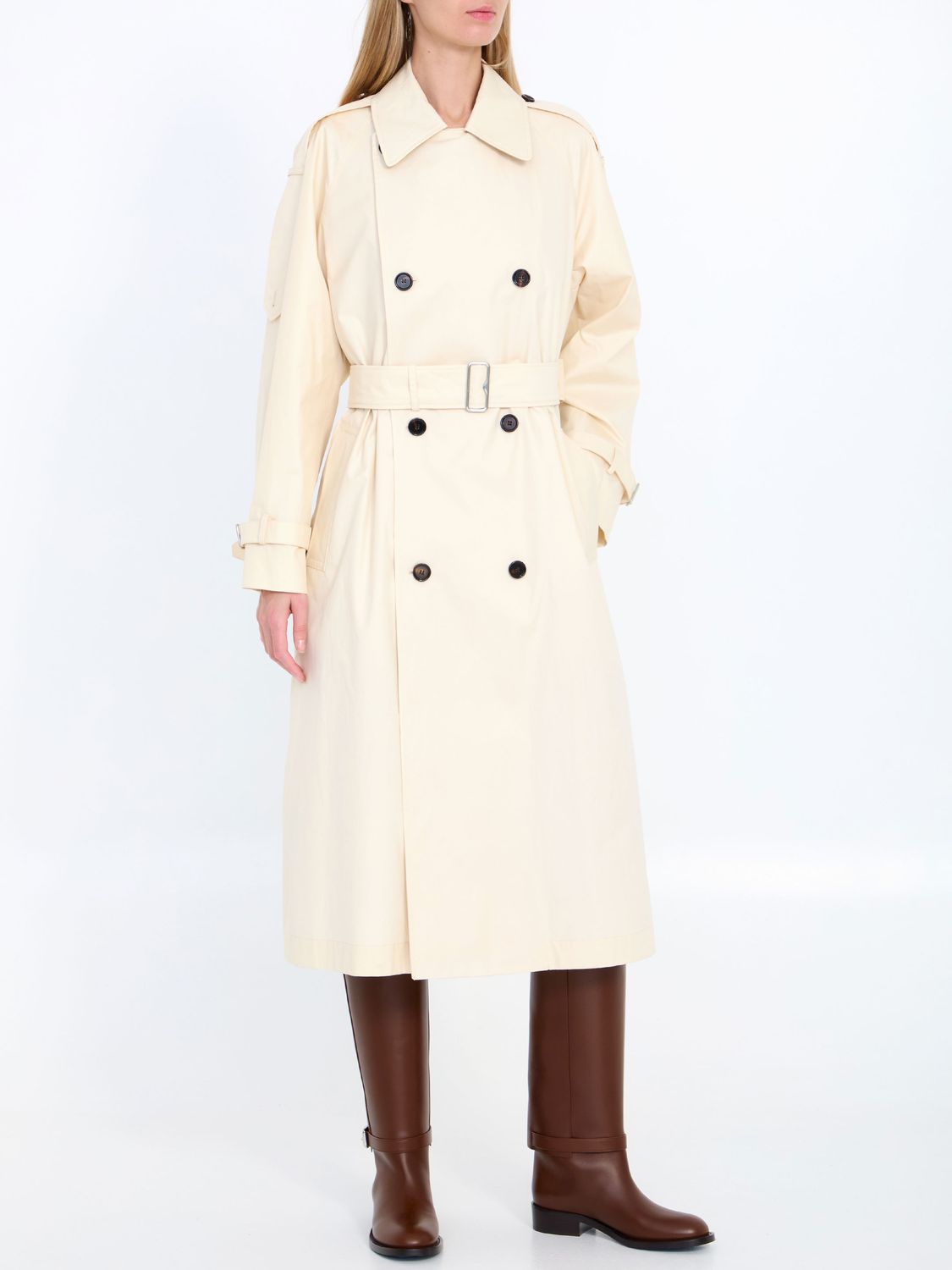BURBERRY Classic Gabardine Trench Jacket for Women