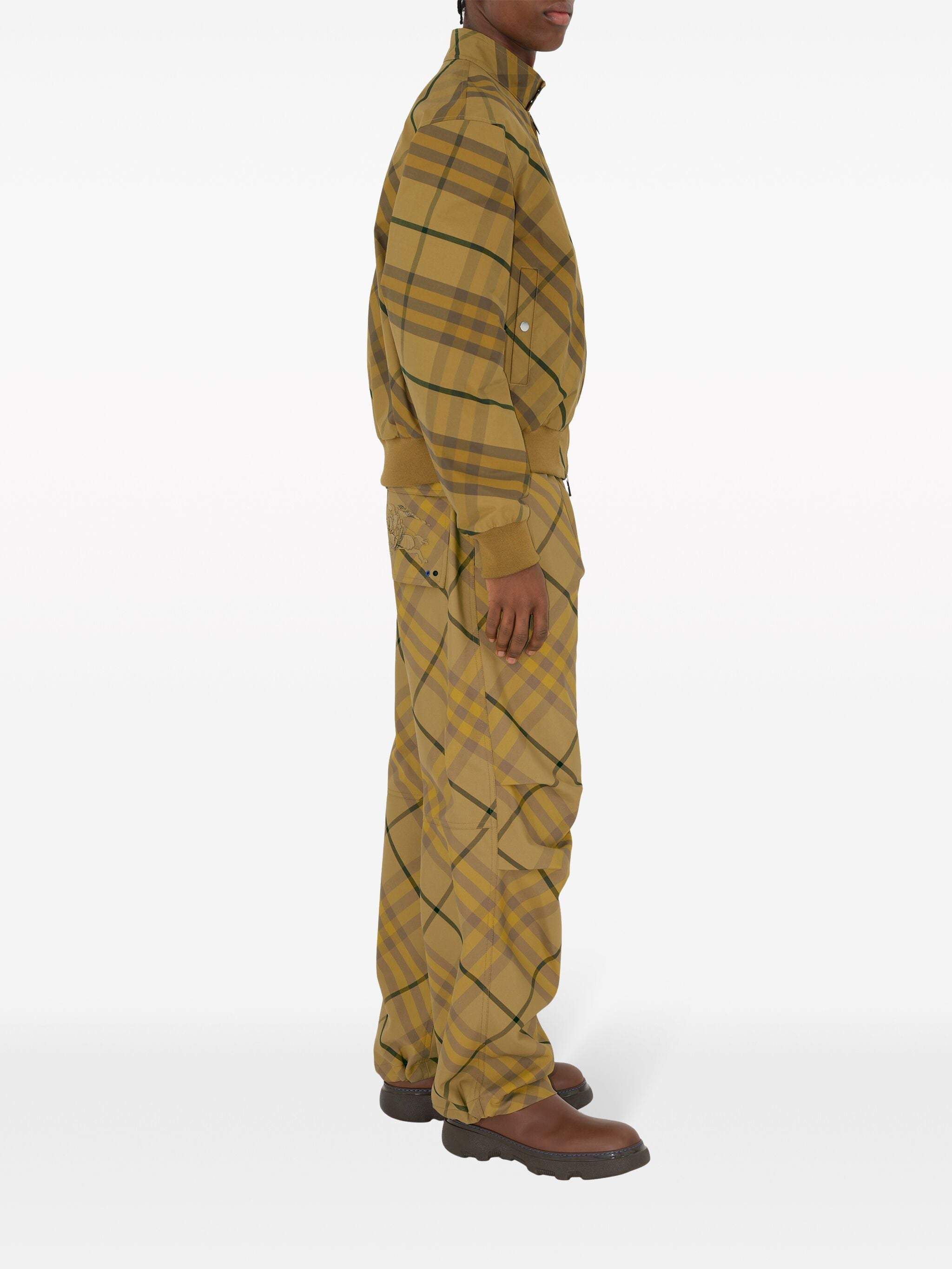 BURBERRY Men's Cotton Bomber Jacket - SS25 Collection