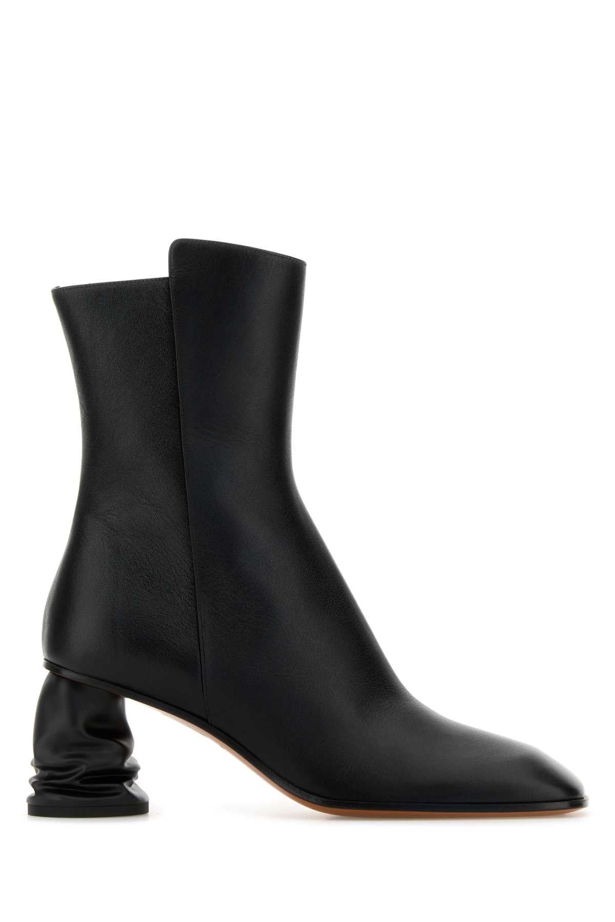 ALEXANDER MCQUEEN Leather Ankle Boots for Women