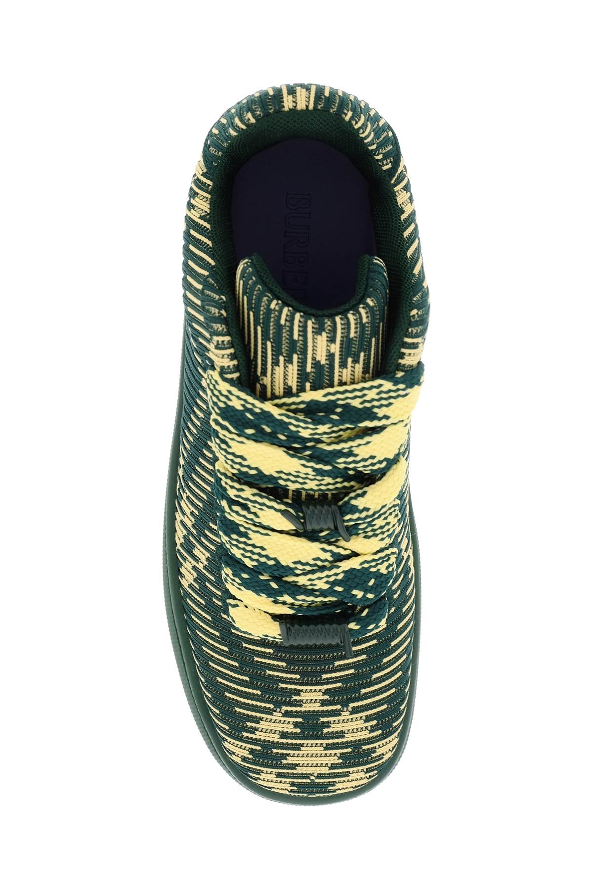 BURBERRY Embroidered Fabric Box Sneakers for Men - Spring/Summer 2024