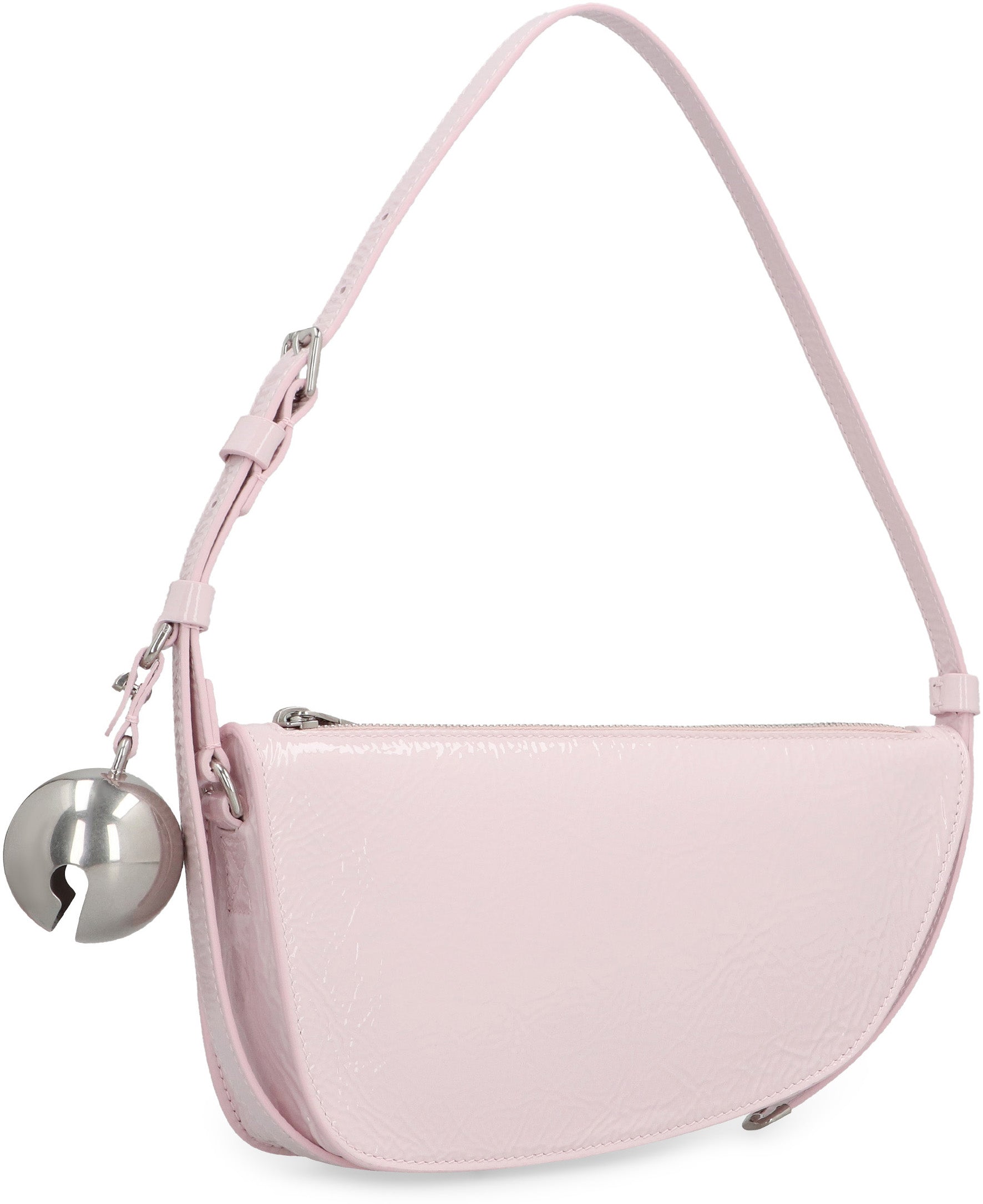 BURBERRY Mini Shield Sling Leather Shoulder Handbag