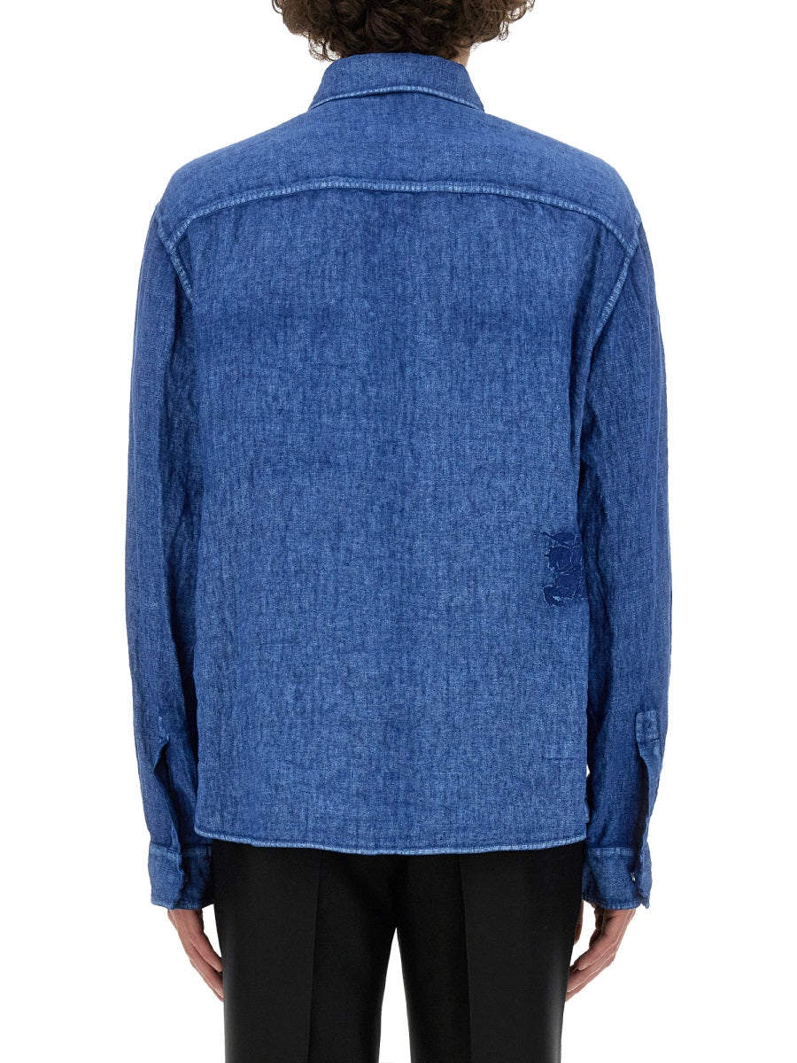 BURBERRY Linen Casual Shirt for Men