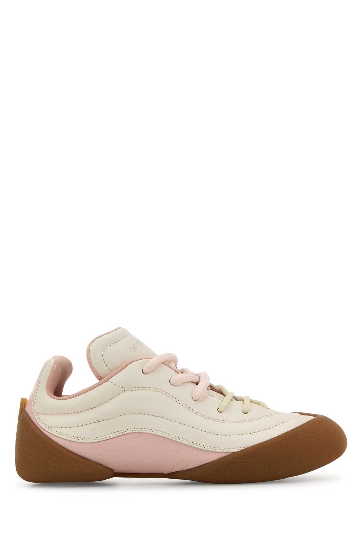 ALEXANDER MCQUEEN Two-Tone Leather Flexion Women's Sneakers