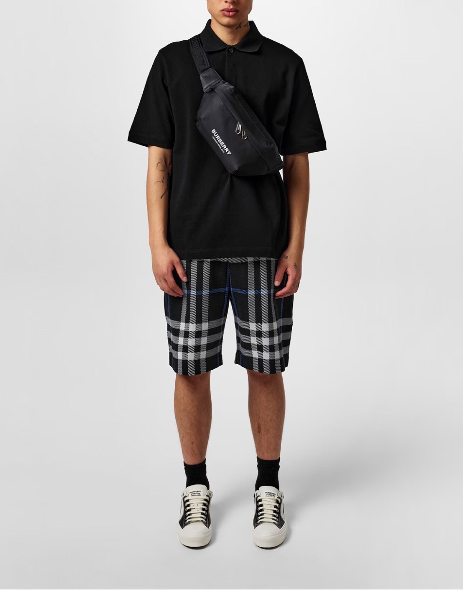 BURBERRY Short Sleeved Polo Shirt - Mini Fit