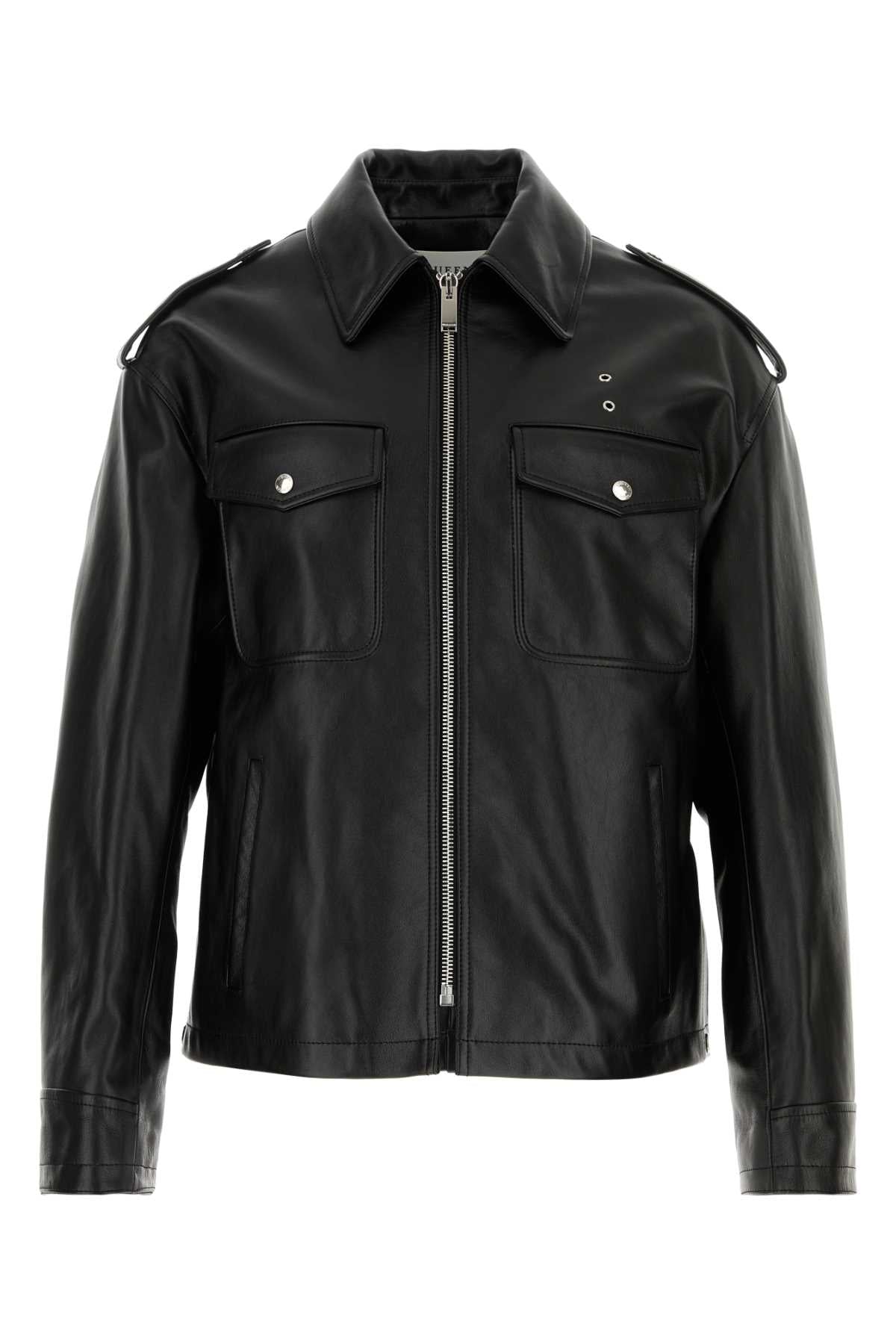 ALEXANDER MCQUEEN Men's Leather Jacket - Fall/Winter Collection
