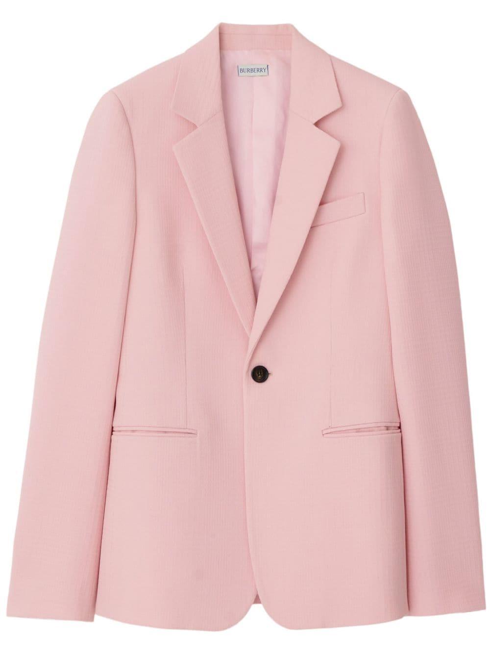 BURBERRY Wool Blazer for Women - Spring/Summer 2024