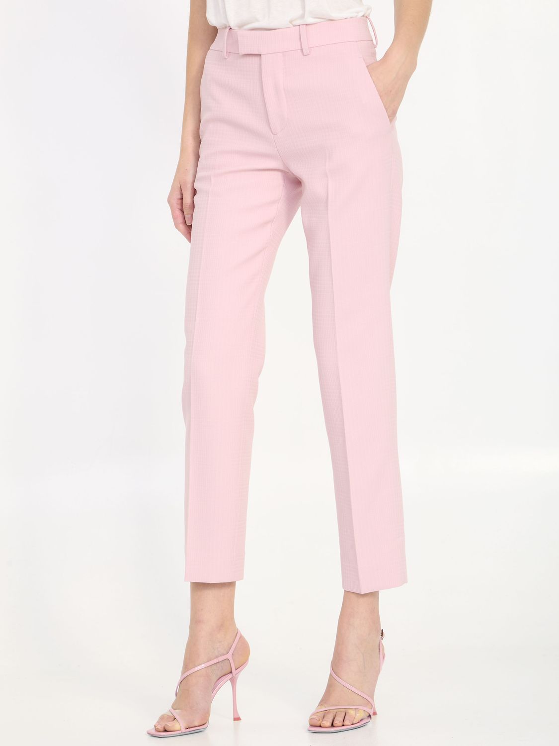 BURBERRY Women's Tailored Wool Trousers - UK 4