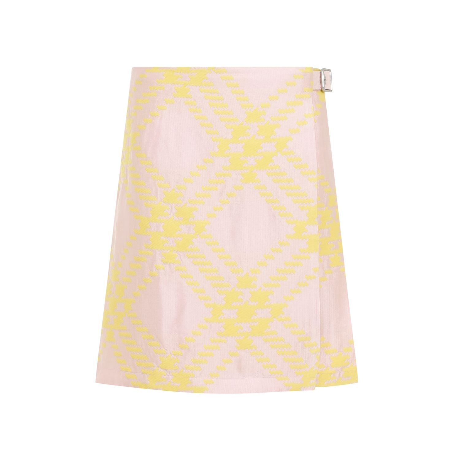 BURBERRY Elegant Cotton Blend Mini Skirt for Women