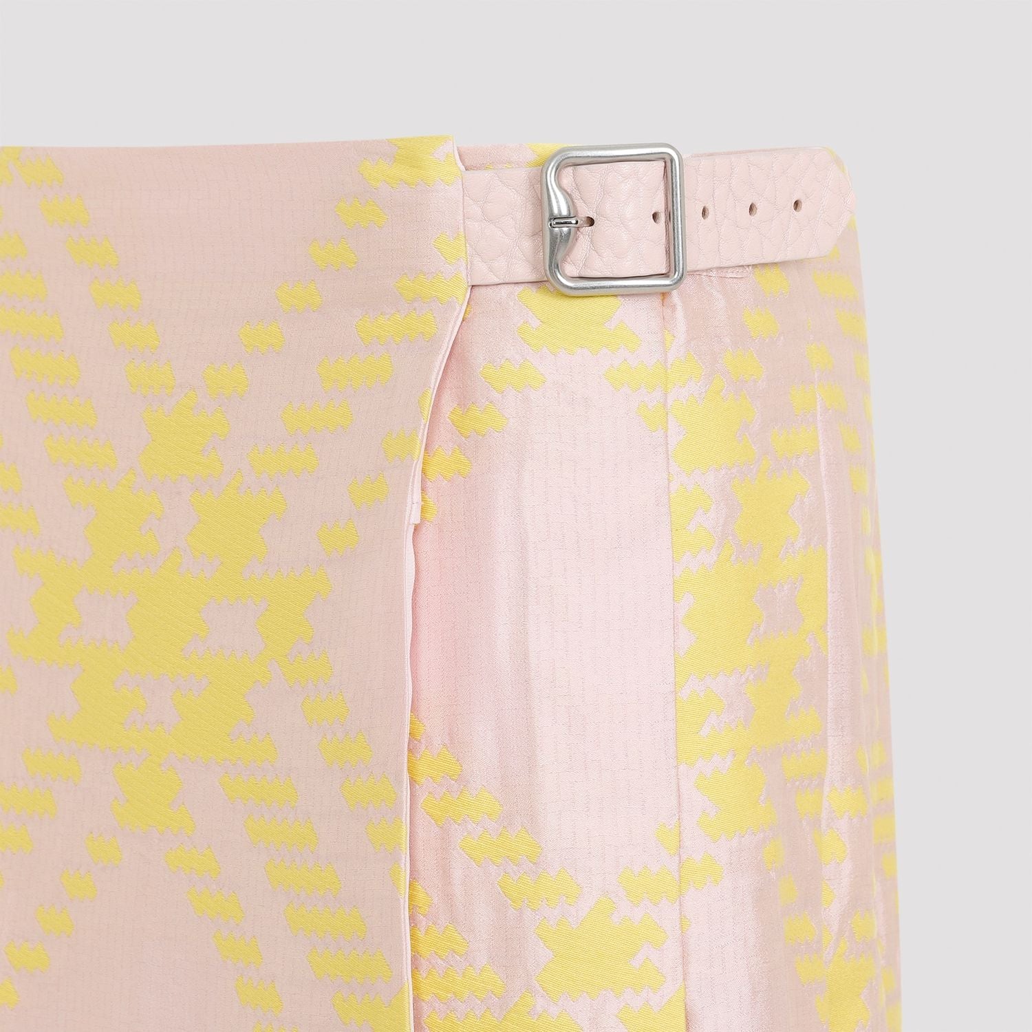 BURBERRY Elegant Cotton Blend Mini Skirt for Women