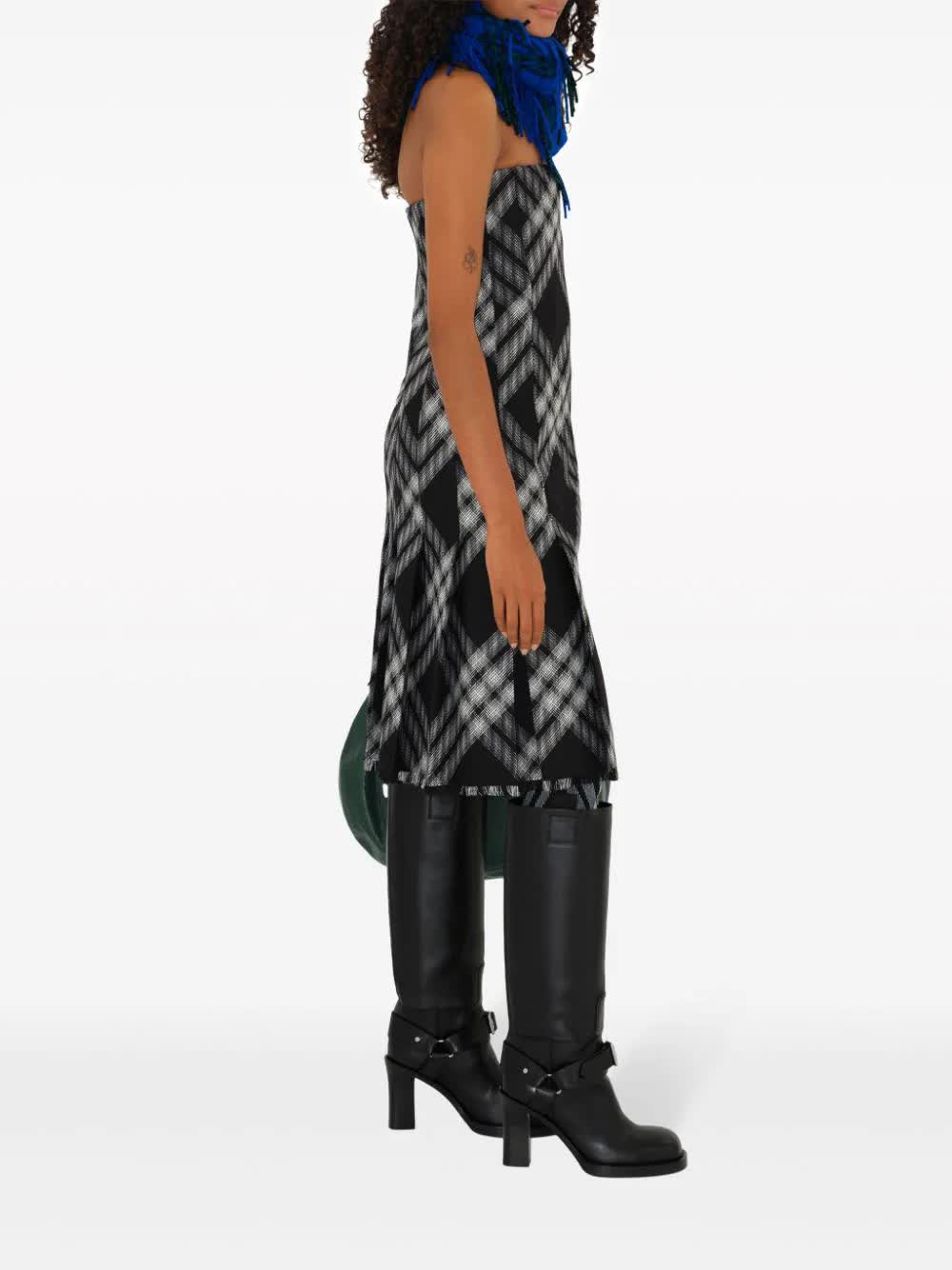 BURBERRY Kilt Style Mini Dress