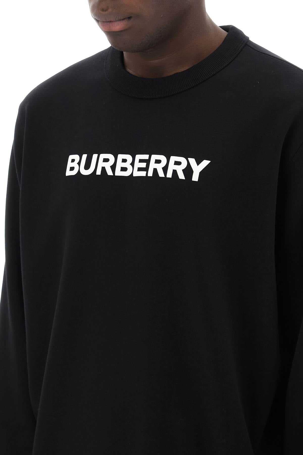 BURBERRY Oversized Stretch Cotton Sweater for Men