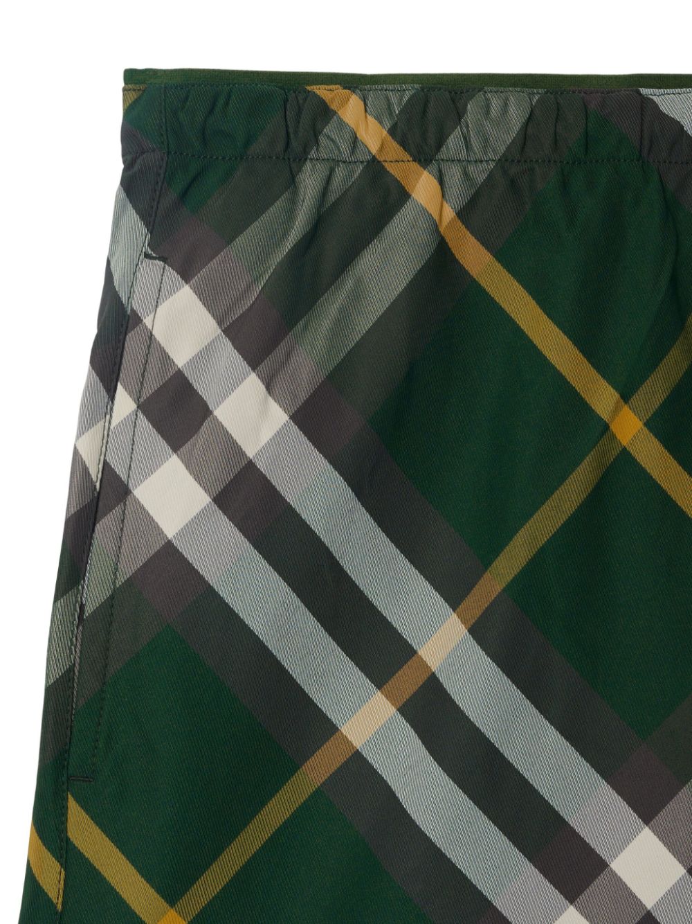 BURBERRY Check Motif Mini Swim Shorts for Men