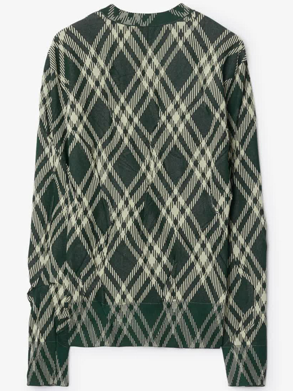 BURBERRY Classic Check Cashmere Sweater for Men - SS24 Collection