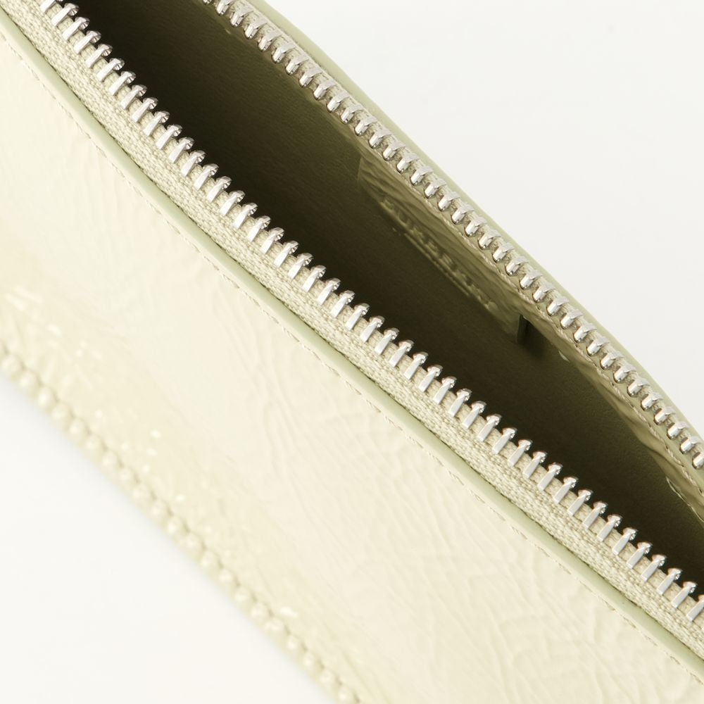 BURBERRY Leather Micro Shield Crossbody Mini Handbag