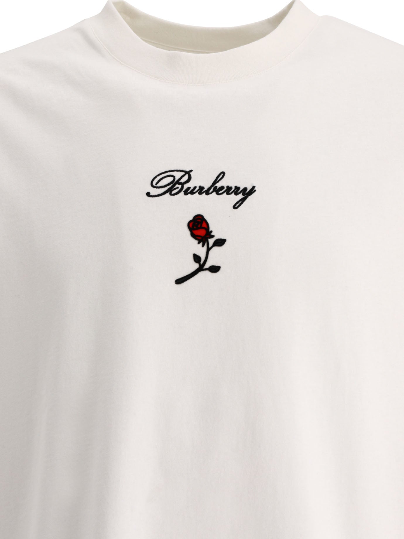 BURBERRY Cotton Basic T-Shirt for Men - FW25 Collection