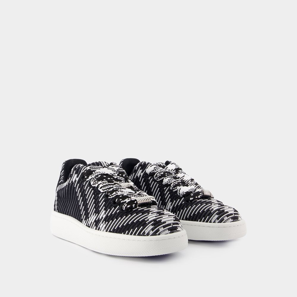 BURBERRY LF Box Knit Sneakers for Women
