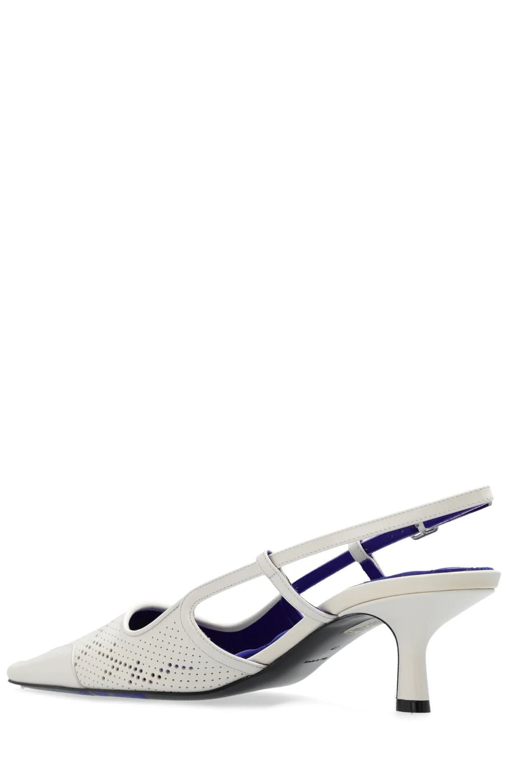 BURBERRY Chic Chisel Pumps with Adjustable Buckle Strap - 5cm Heel