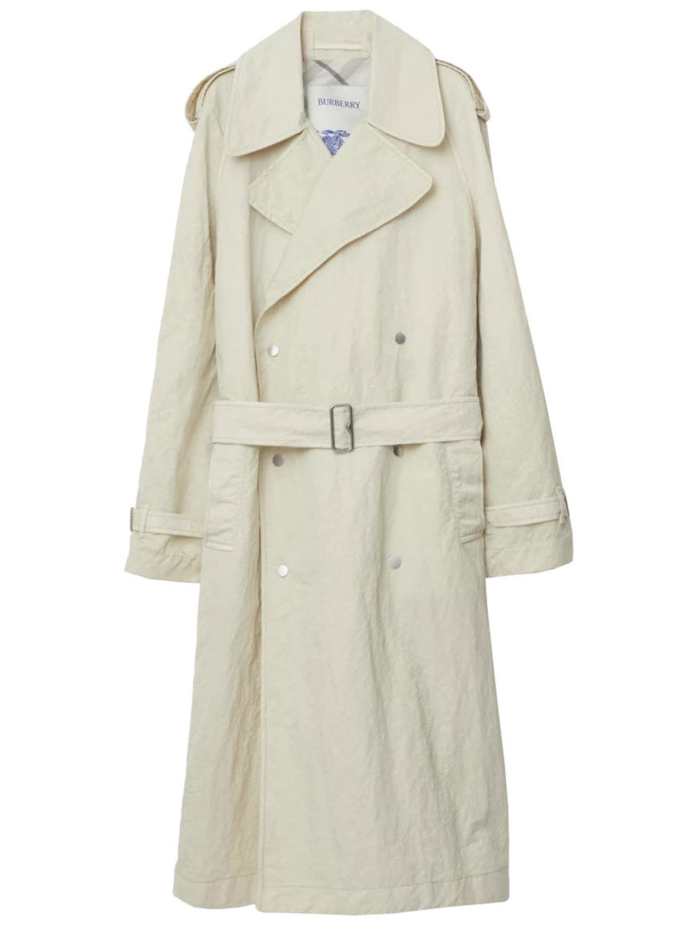 BURBERRY Men's Luxe Long Cashmere Trench Jacket