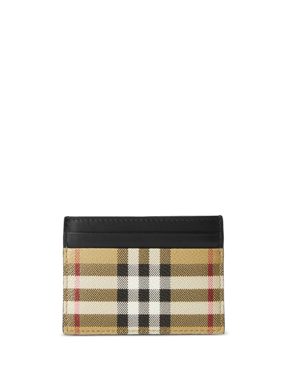BURBERRY Printed Canvas Mini Card Holder