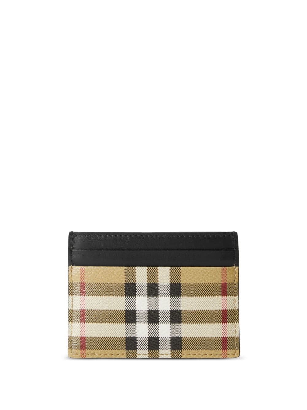 BURBERRY Printed Canvas Mini Card Holder
