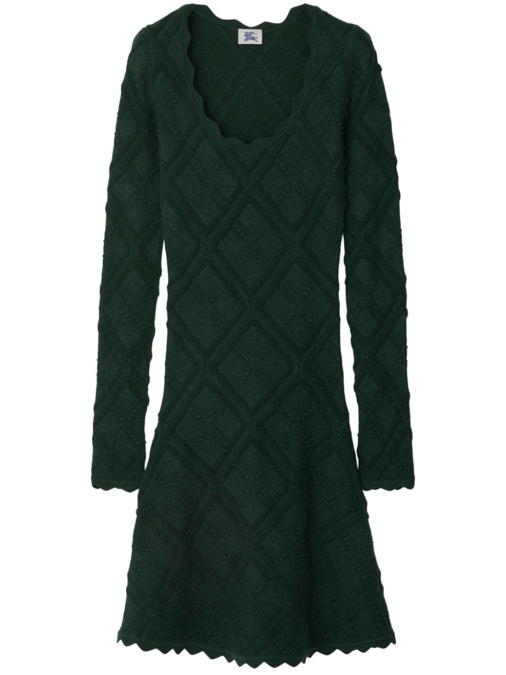 BURBERRY Timeless Aran Knit Mini Dress