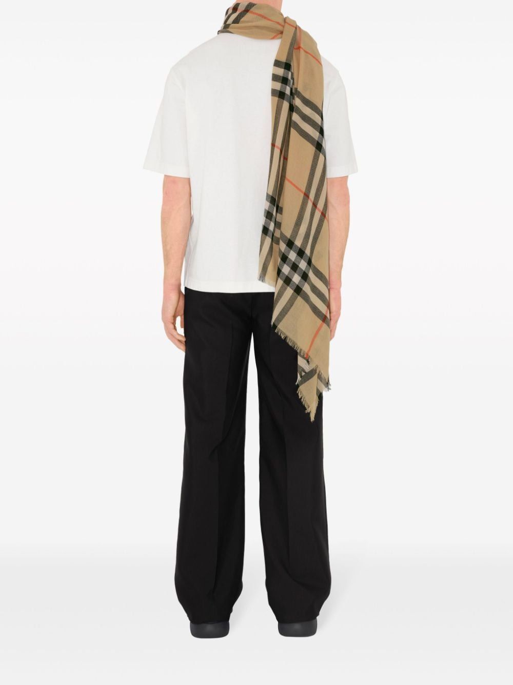 BURBERRY Lightweight Wool Scarf