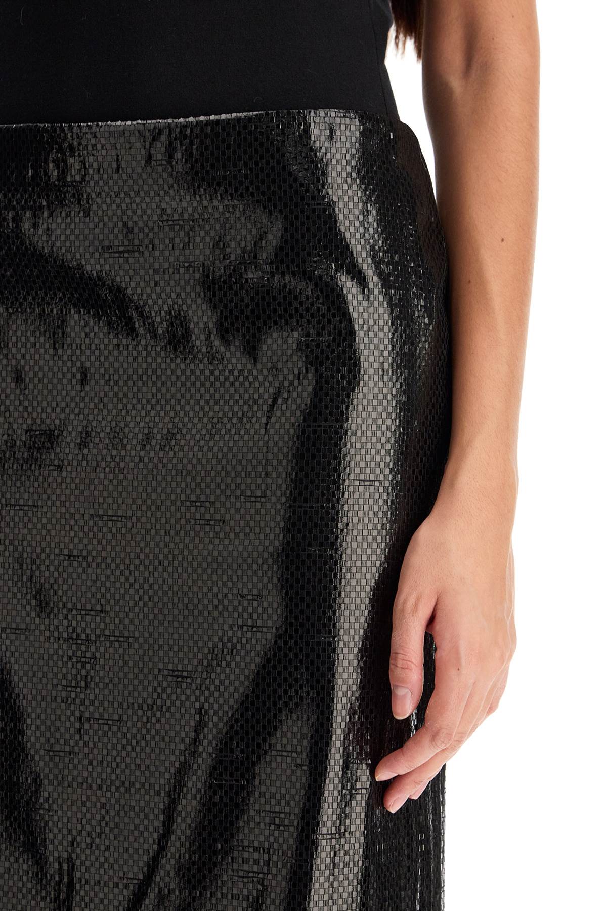 ALEXANDER MCQUEEN Elegant Mini Canvas Skirt for Women - FW24 Collection