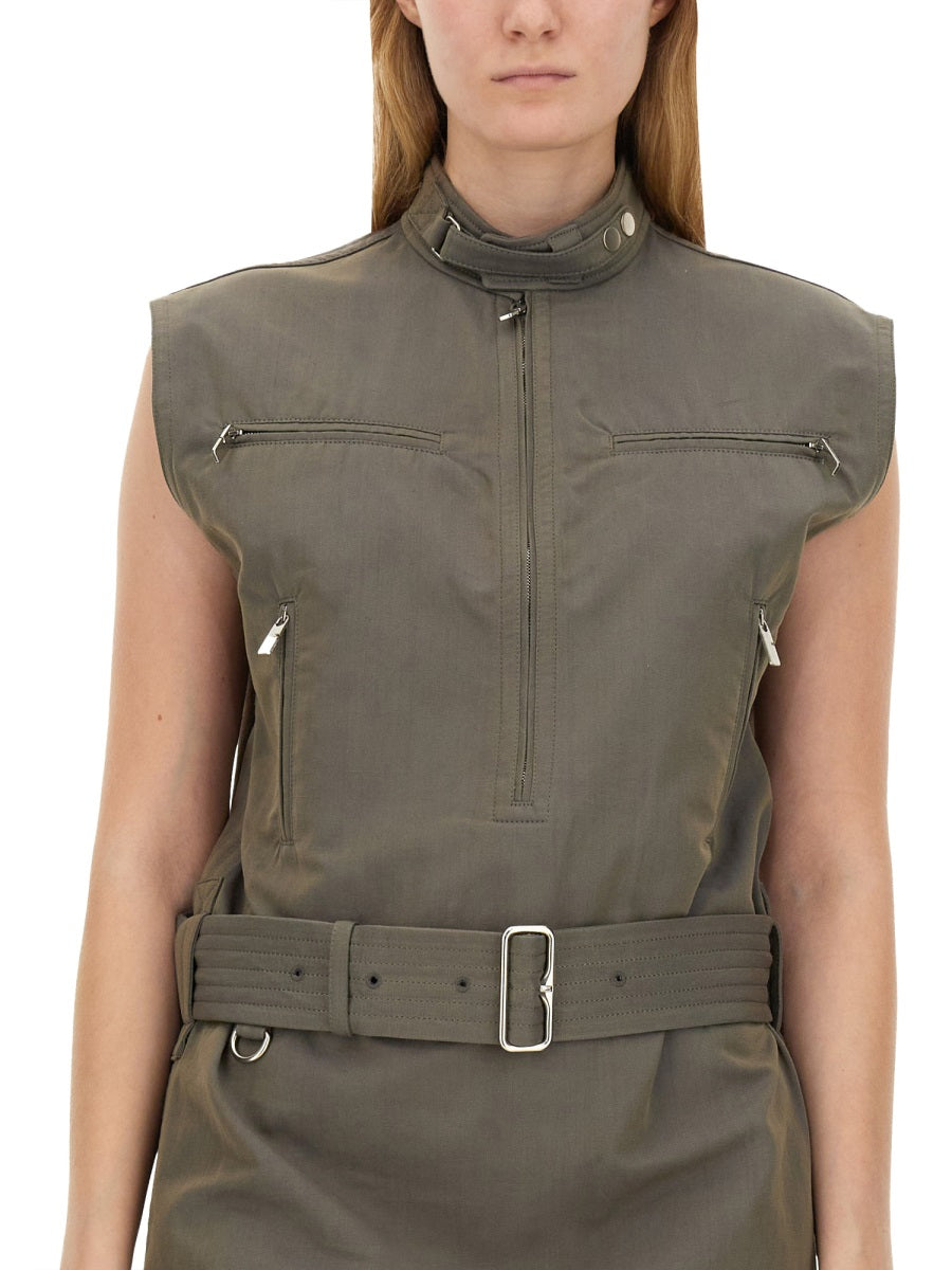 BURBERRY Linen Dress - Size 8 UK