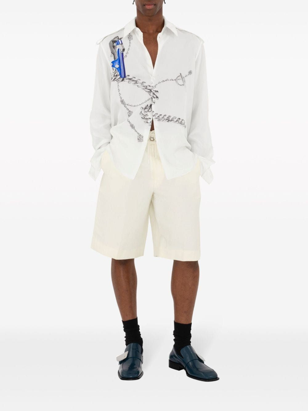 BURBERRY Men's Mini Short Pants for Spring/Summer 2024