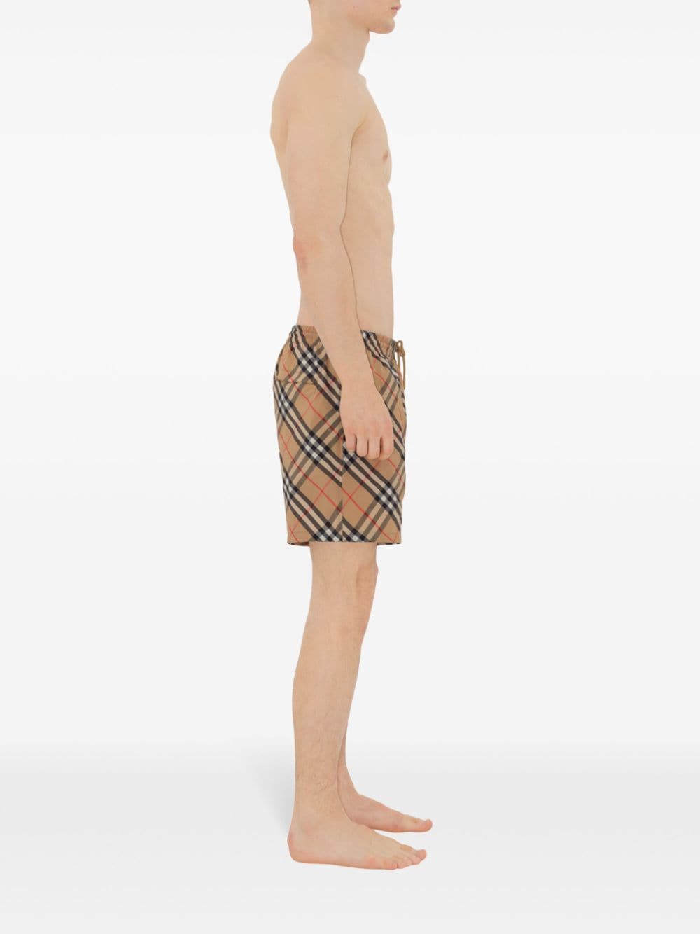 BURBERRY Embroidered Nylon Mini Swimming Shorts for Men