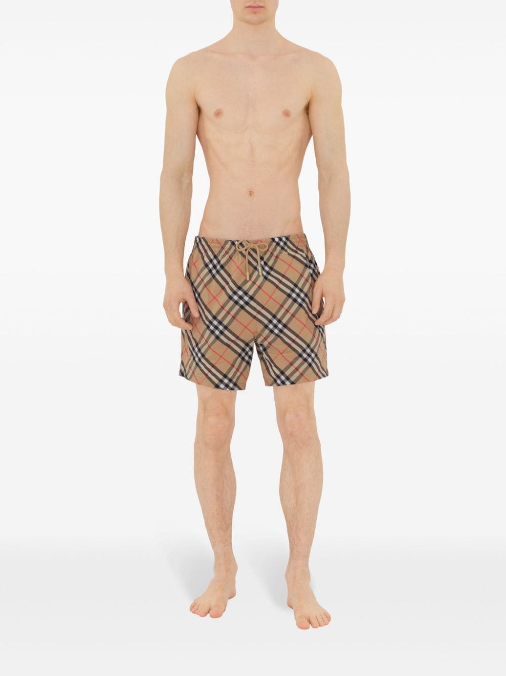 BURBERRY Embroidered Nylon Mini Swimming Shorts for Men