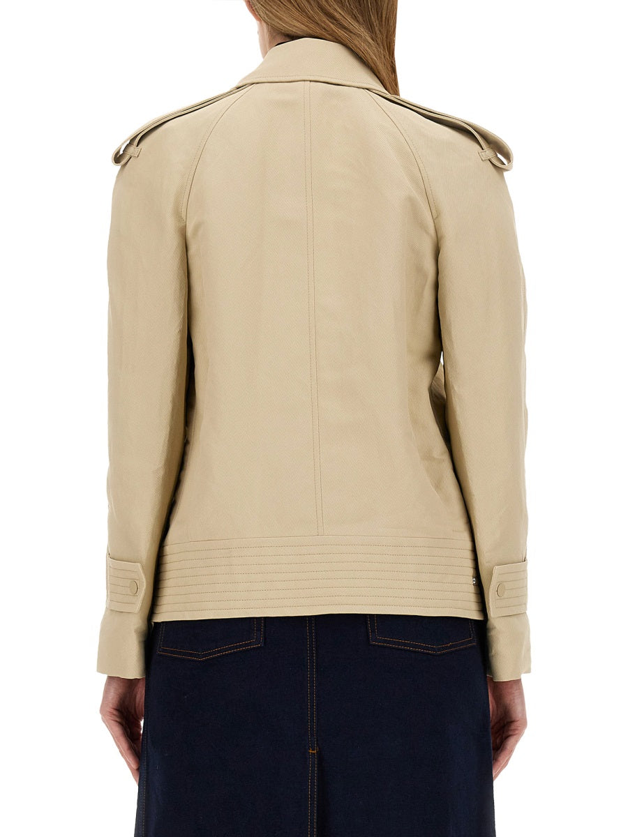 BURBERRY Classic Trench Jacket - Size 8 UK