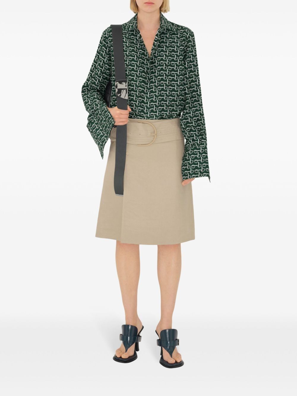 BURBERRY Mini Trench Skirt